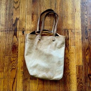 BAGGU Leather Tote